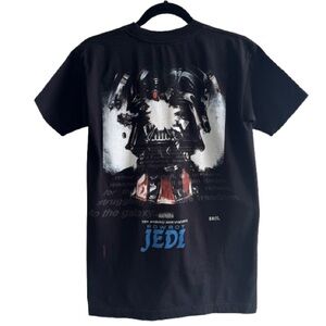 Bait x Star Wars Return of the Jedi Movie Poster Short Sleeve Shirt Black Polish